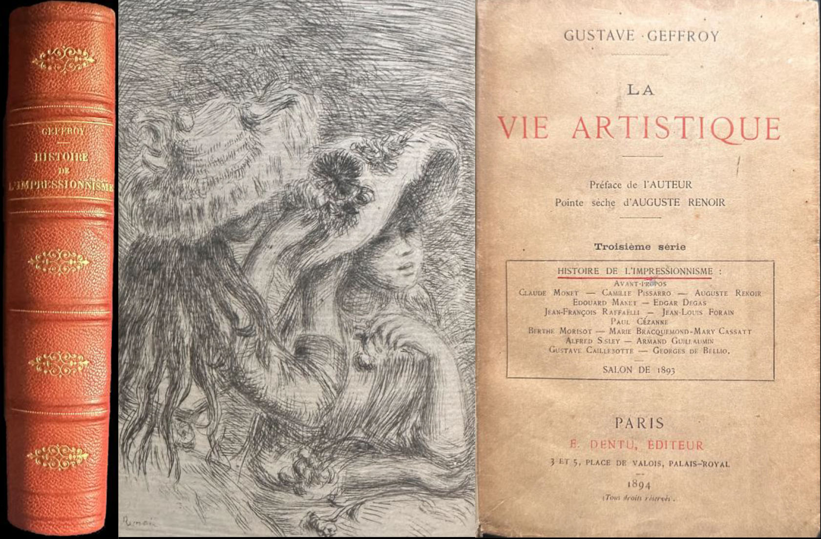 Renoir, Pierre-Auguste. La vie artistique, 3rd vol.